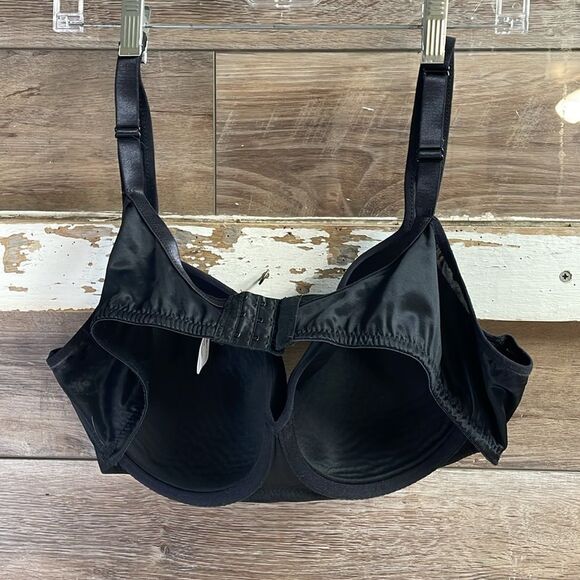 Avenue Body Bra Back 3 Hook Closure Umderwire Size 46B, Black - Picture 4 of 11